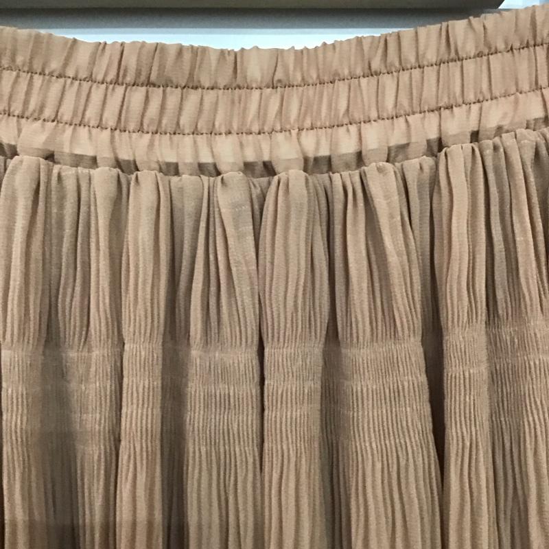 ダブルクローゼット w closet スカート ロングスカート FREE 無地 ベージュ / ベージュ /  レディース USED 古着 中古 10131884