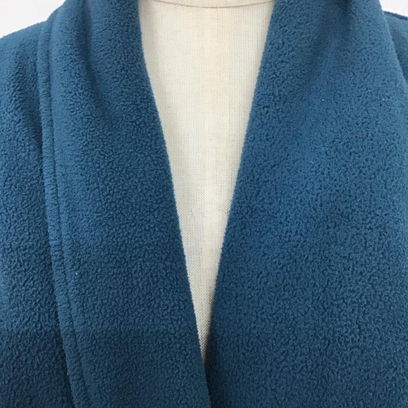 エルエルビーン L.L.Bean カーディガン 長袖 フリース L 無地 青 / ブルー / レディース USED 古着 中古 10124047