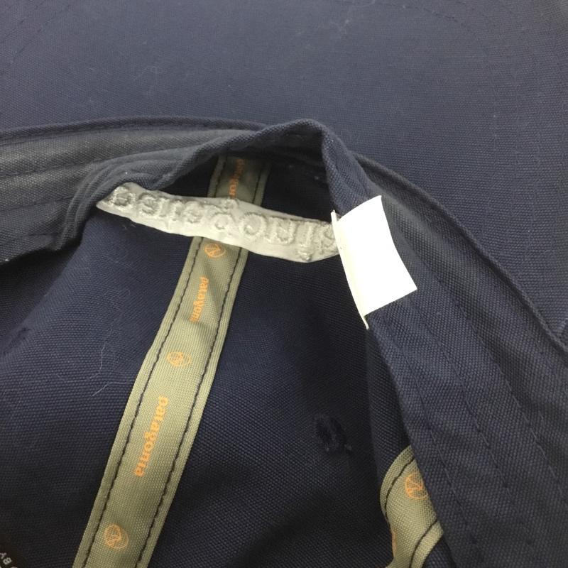 パタゴニア patagonia 帽子 キャップ netplus ロゴ、文字 紺 / ネイビー / メンズ USED 古着 中古 10143296