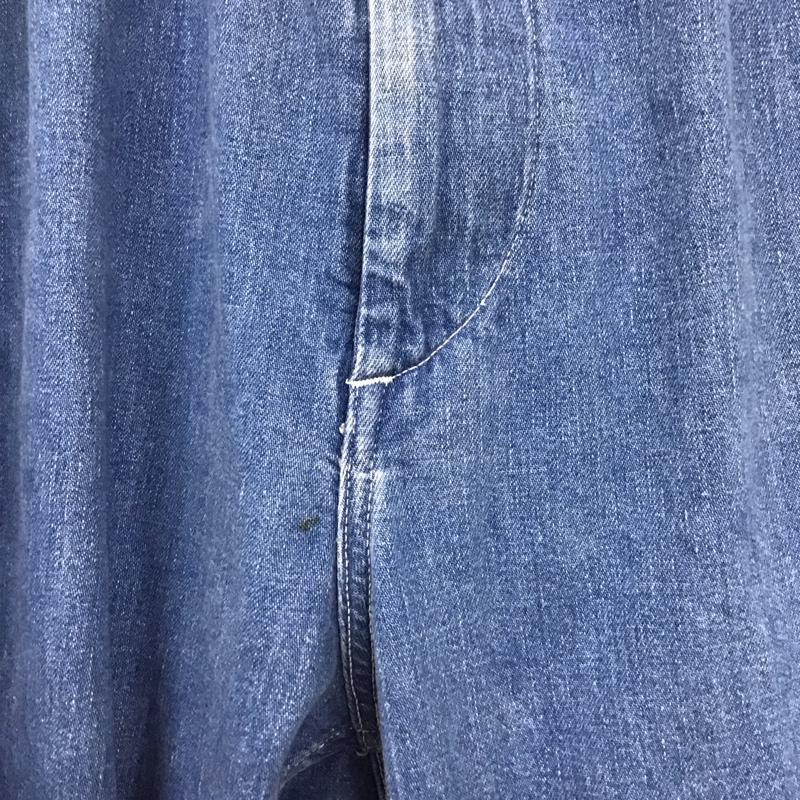 オアスロウ orSlow パンツ デニム、ジーンズ デニムパンツ ワイドパンツ カジュアルパンツ S 無地 インディゴ / インディゴ / メンズ USED 古着 中古 10131342