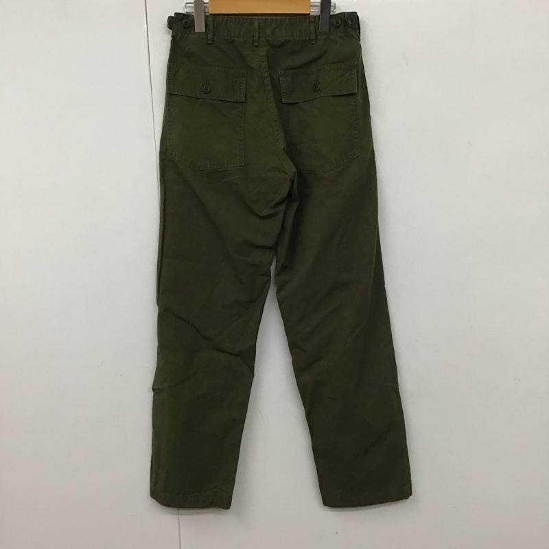 オアスロウ orSlow パンツ ワークパンツ、ペインターパンツ ワークパンツ ワイドパンツ カジュアルパンツ ミリタリーパンツ M 無地 カーキ / カーキ / メンズ USED 古着 中古 10130653