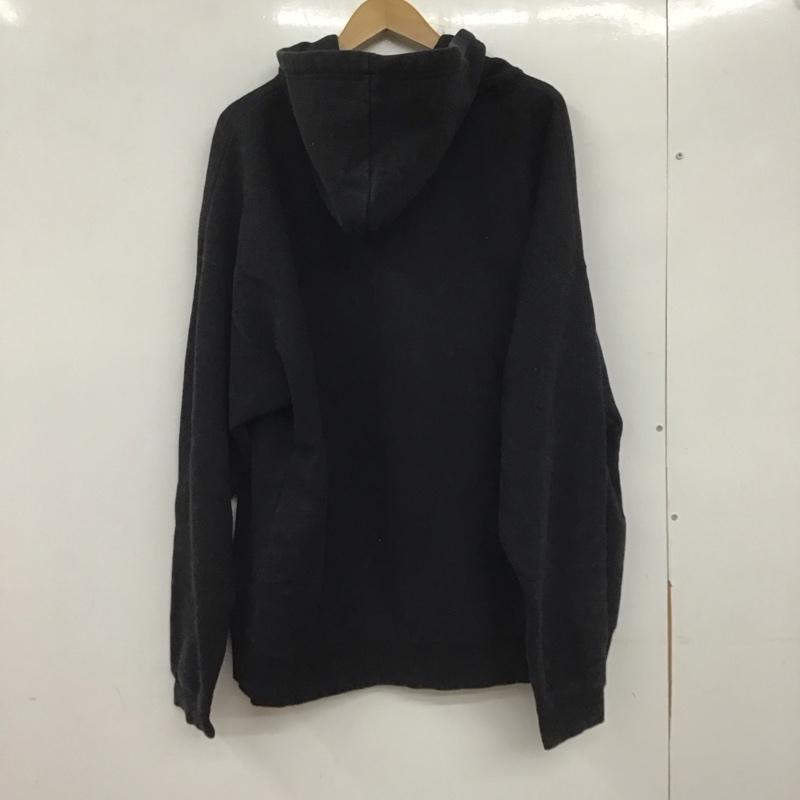 ルーカ RVCA パーカー 長袖 長袖 L ロゴ、文字 黒 / ブラック / メンズ USED 古着 中古 10139697