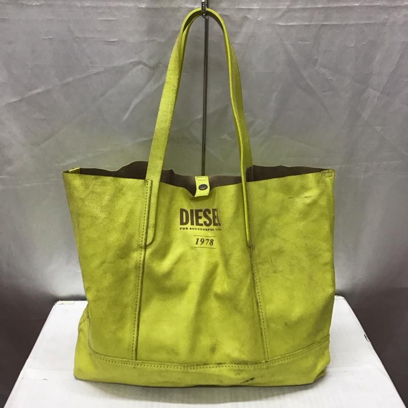 ディーゼル DIESEL トートバッグ トートバッグ ロゴ、文字 黄 / イエロー / レディース USED 古着 中古 10114288