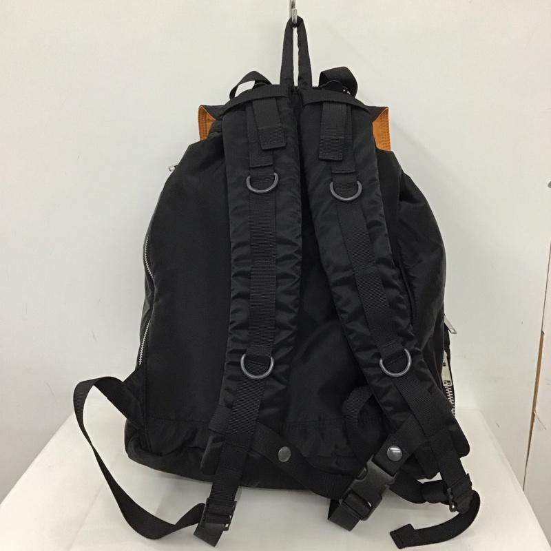 ポーター PORTER リュックサック、デイパック リュックサック、デイバッグ タンカー RUCKSACK ロゴ、文字 黒 / ブラック / メンズ USED 古着 中古 10123179