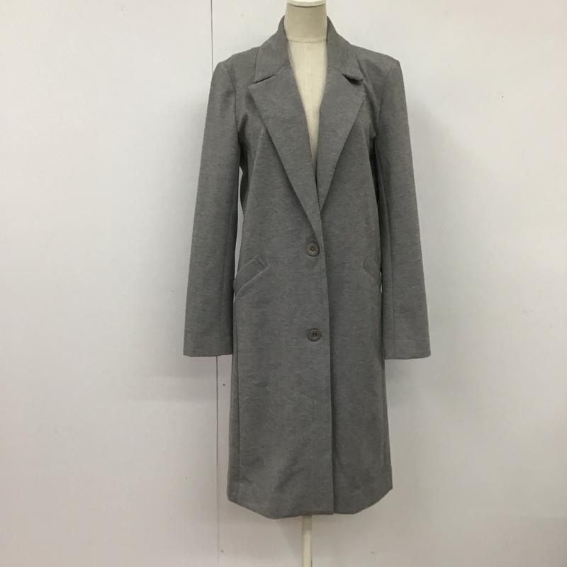 エモダ EMODA ジャケット、上着 ジャケット、ブレザー 041510150001 チェスターコート ロングコート ジャケット S 無地 灰 / グレー / レディース USED 古着 中古 10119057