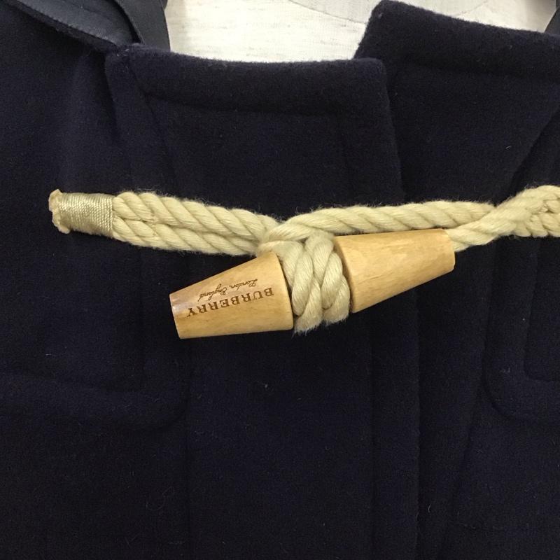 バーバリー BURBERRY コート コート一般 ダッフルコート アウター フード付きブルゾン ロングコート 無地 紺 / ネイビー / メンズ USED 古着 中古 10106799