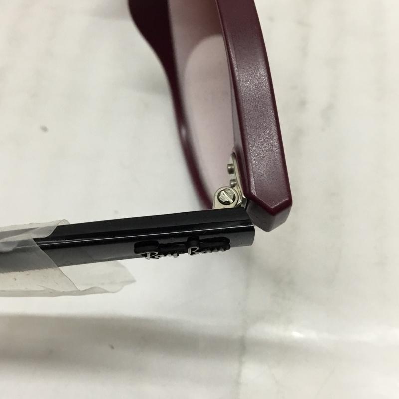 レイバン Ray-Ban めがね・サングラス サングラス RB4380-N-F 6418 0T ロゴ、文字 黒 / ブラック / X 紫 / パープル / メンズ USED 古着 中古 10111053