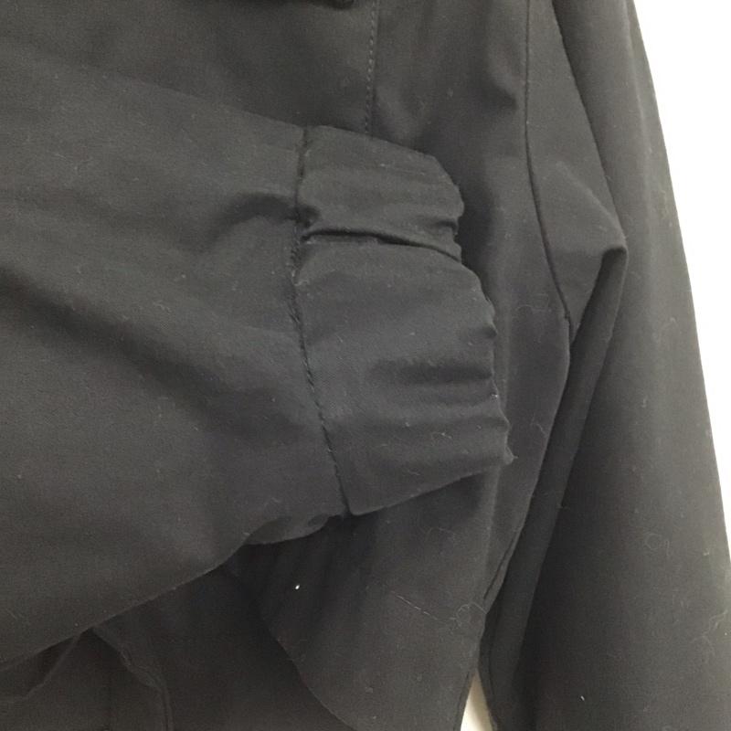 ザラ ZARA シャツ、ブラウス 長袖 2212 729 800 ショート丈 シャツジャケット XS 無地 黒 / ブラック / レディース USED 古着 中古 10139230