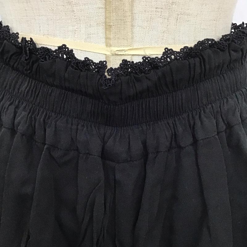 アクシーズファム axes femme パンツ ショートパンツ M 無地 黒 / ブラック / レディース USED 古着 中古 10110287