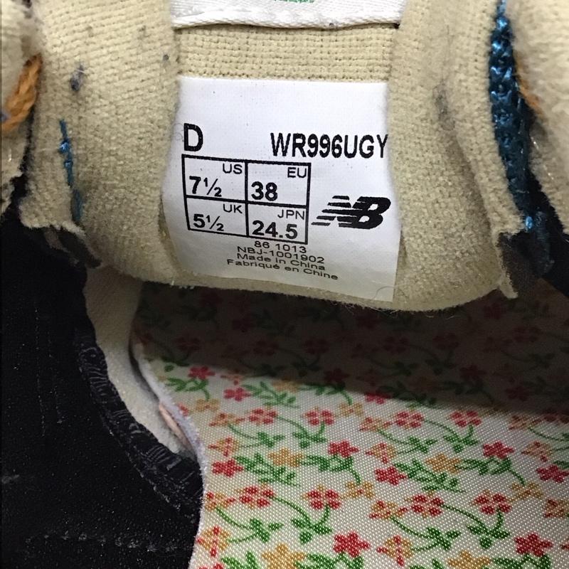 ニューバランス New Balance スニーカー スニーカー WR996UGY 24.5cm 24.5cm ロゴ、文字 マルチカラー / マルチカラー / レディース USED 古着 中古 10116240