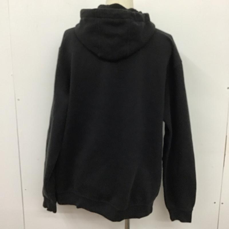 カーハート Carhartt パーカー 長袖 フーディ L ロゴ、文字 黒 / ブラック / メンズ USED 古着 中古 10106283