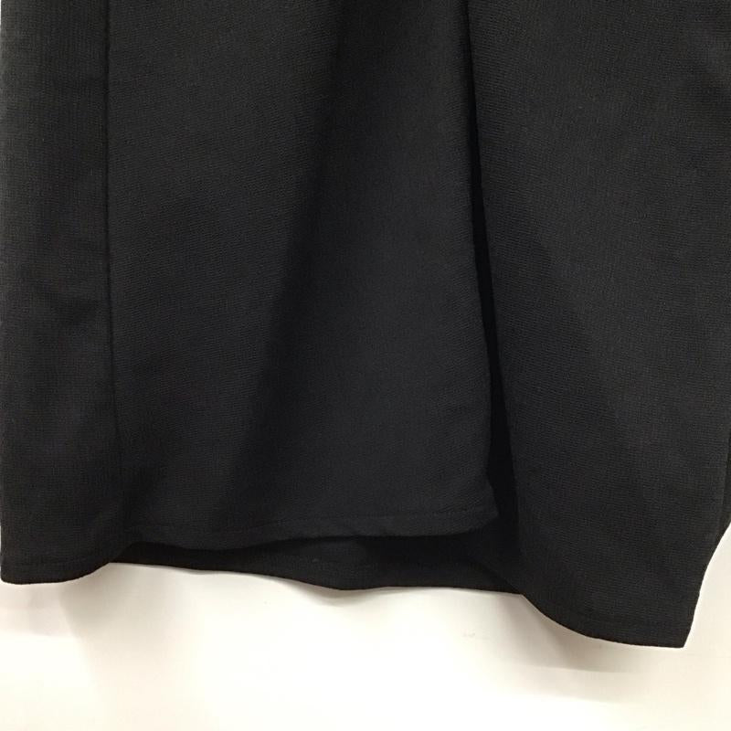 ザラ ZARA ワンピース ロングスカート 5580 001 800 フロントギャザー 長袖 Vネック タグ付き S 無地 黒 / ブラック / レディース USED 古着 中古 10139401