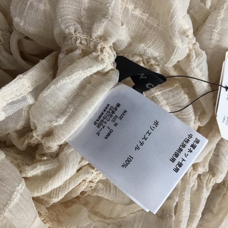 ダブルクローゼット w closet カーディガン 長袖 FREE 無地 ベージュ / ベージュ / レディース USED 古着 中古 10140689