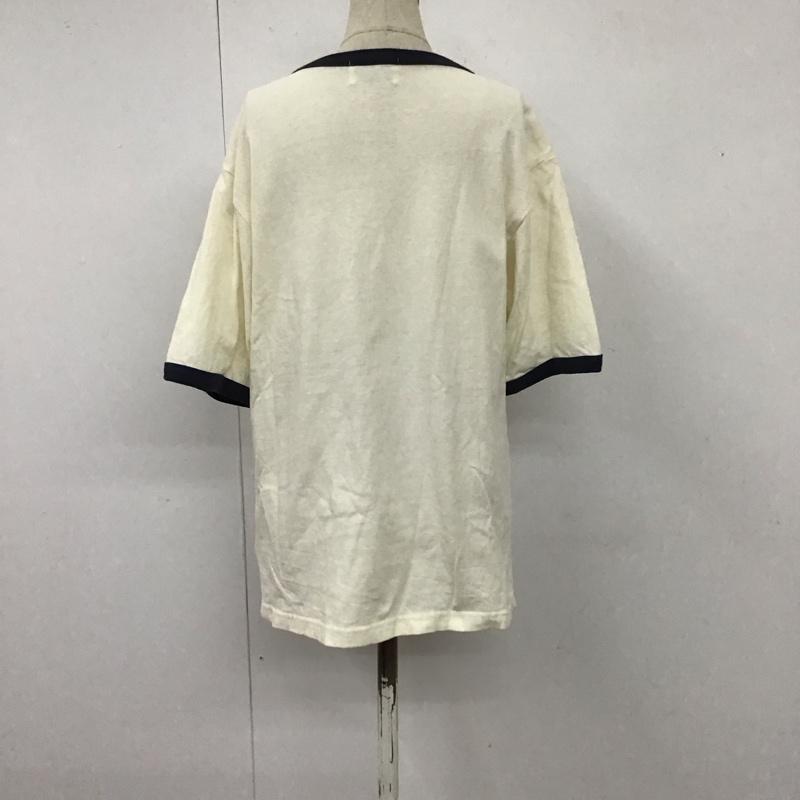 ハロータウンストアーズ HARROWTOWNSTORES Tシャツ 半袖 半袖カットソー クルーネックカットソー プリントTシャツ FREE ロゴ、文字 オフホワイト / オフホワイト / レディース USED 古着 中古 10115923