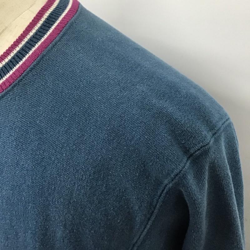 チャンピオン Champion トレーナー 長袖 REVERSE WEAVE スウェット 90年代 L ロゴ、文字 青 / ブルー / メンズ USED 古着 中古 10115701
