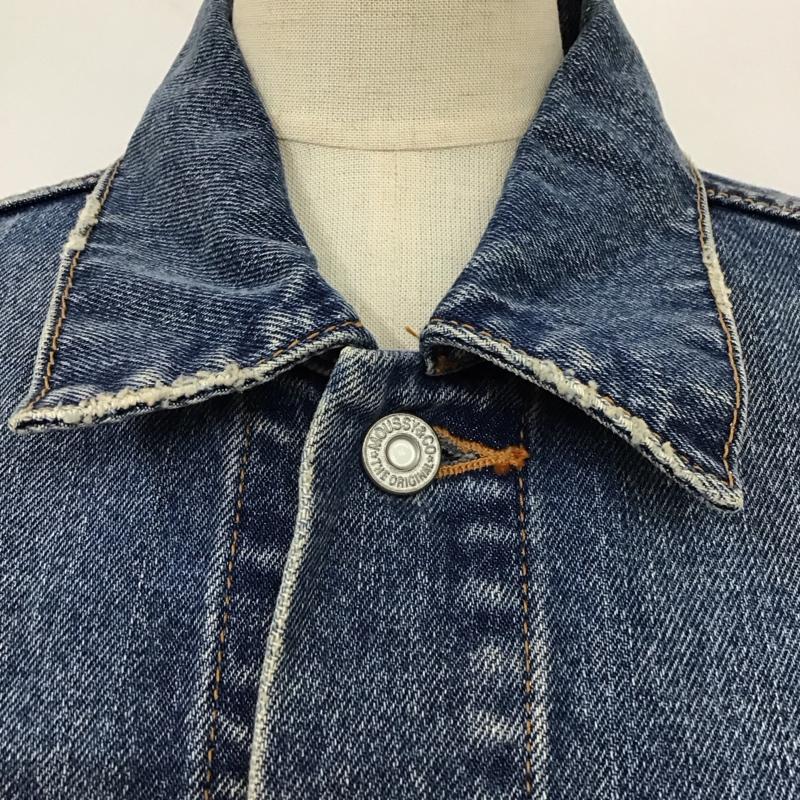マウジー MOUSSY ジャケット、上着 ジャケット、ブレザー 0109SA11-0190 デニムジャケット Gジャン FREE 無地 水色 / ライトブルー / レディース USED 古着 中古 10114348