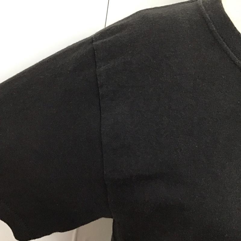 チャンピオン Champion Tシャツ 半袖 半袖カットソー プリントTシャツ クルーネックカットソー S ロゴ、文字 黒 / ブラック / レディース USED 古着 中古 10116315