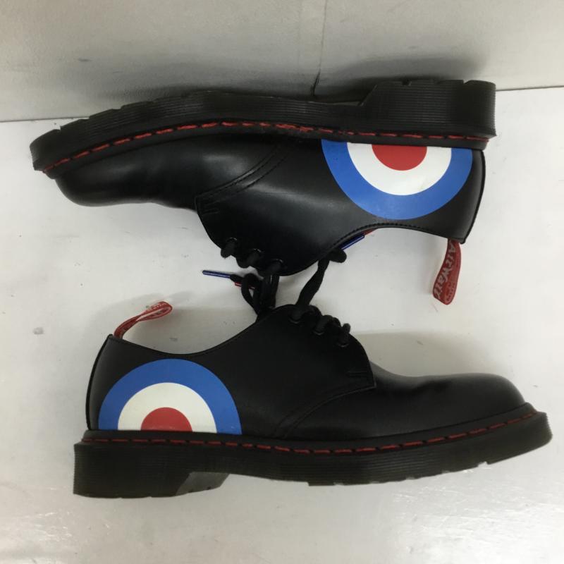 ドクターマーチン Dr.Martens ローファー ローファー ドクターマーチン ザ・フー 3ホールシューズ US:8 プリント 黒 / ブラック / X 青 / ブルー / X 赤 / レッド / X 白 / ホワイト / メンズ USED 古着 中古 10120979