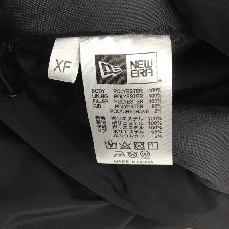 ニューエラ NEW ERA ベスト ベスト 中綿 フルジップ 5L ロゴ、文字 黒 / ブラック / メンズ USED 古着 中古 10123208
