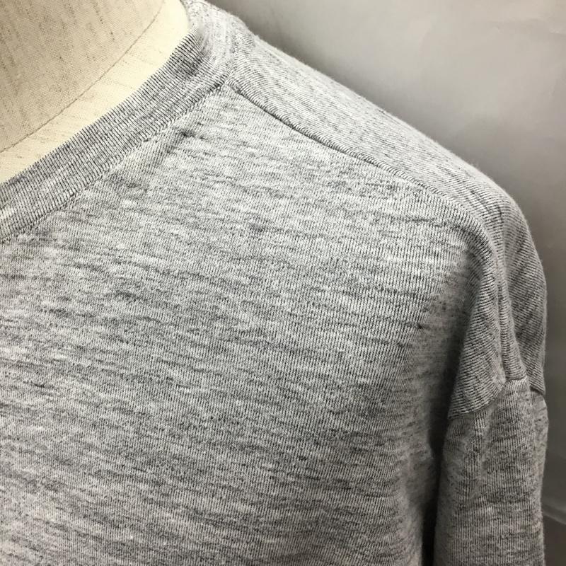 ザノースフェイス THE NORTH FACE トレーナー 長袖 NM5MI56K カットソー L ロゴ、文字 灰 / グレー / メンズ USED 古着 中古 10111405