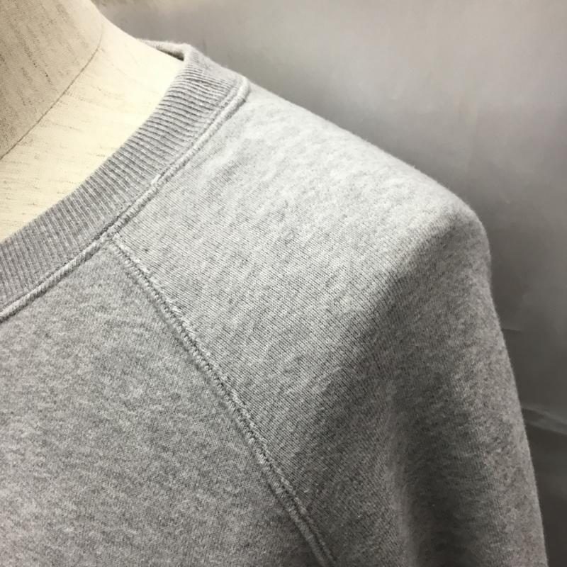 キャルオーライン CAL O LINE トレーナー 長袖 CL222-018 L 無地 灰 / グレー / メンズ USED 古着 中古 10108820