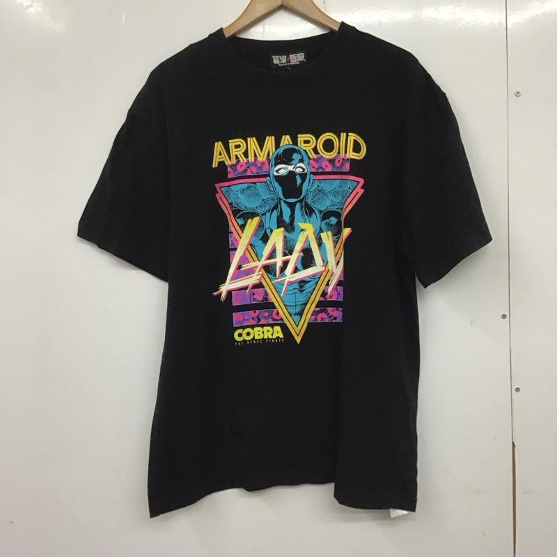 古着 USED Tシャツ 半袖 半袖カットソー プリントTシャツ クルーネックカットソー 墓場の画廊 XL プリント 黒 / ブラック / メンズ USED 古着 中古 10138549