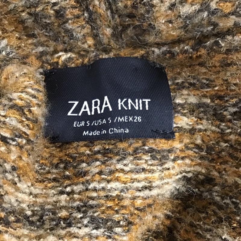 ザラ ZARA カーディガン 長袖 S マルチカラー / マルチカラー / レディース USED 古着 中古 10126692