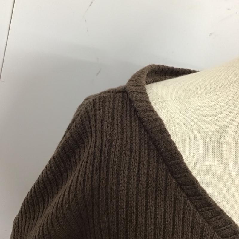 アーバンリサーチ URBAN RESEARCH カットソー 長袖 長袖カットソー クルーネックカットソー ロングスリーブカットソー FREE 無地 茶 / ブラウン / レディース USED 古着 中古 10120411
