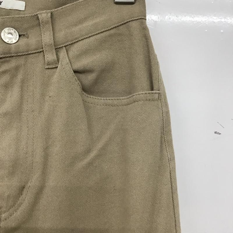 スライ SLY パンツ デニム、ジーンズ 030BSY31-3200 ハイウエストカラーワイドパンツ 0 無地 ベージュ / ベージュ / レディース USED 古着 中古 10137759