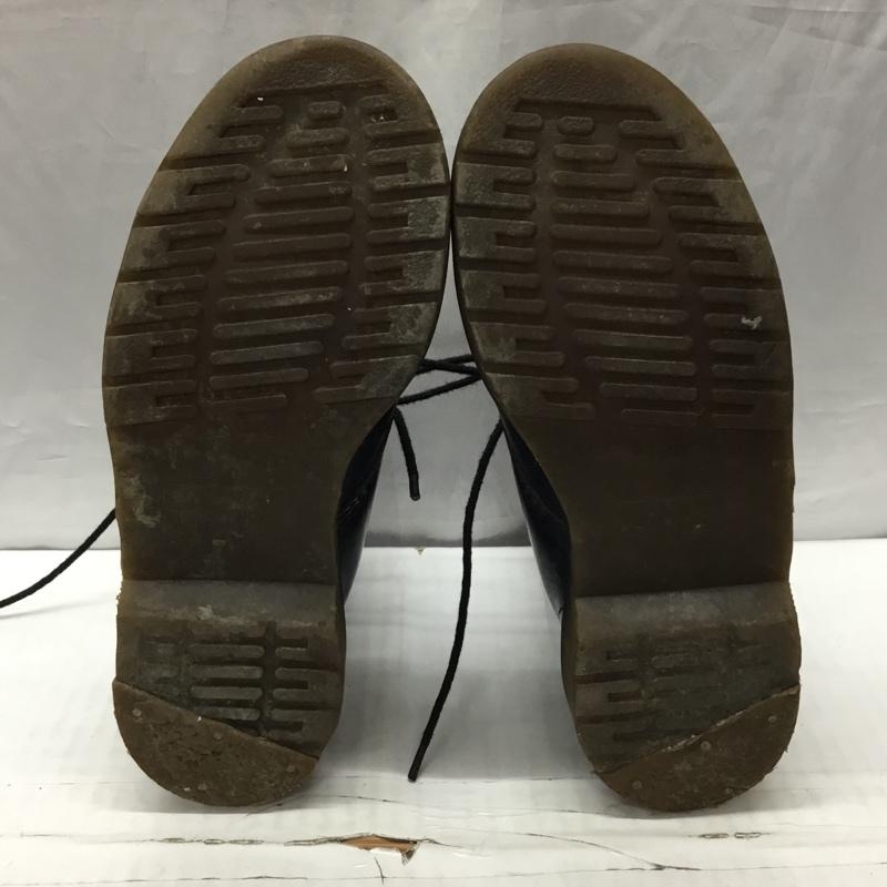 ドクターマーチン Dr.Martens ブーツ ショートブーツ 80年代 イングランド製 レースアップ 8ホール 無地 紺 / ネイビー / レディース USED 古着 中古 10122209