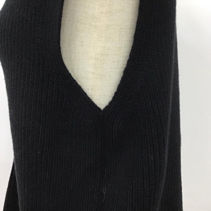 ザラ ZARA ベスト ベスト ベスト ニット ノースリーブカットソー M 無地 紺 / ネイビー / レディース USED 古着 中古 10113718