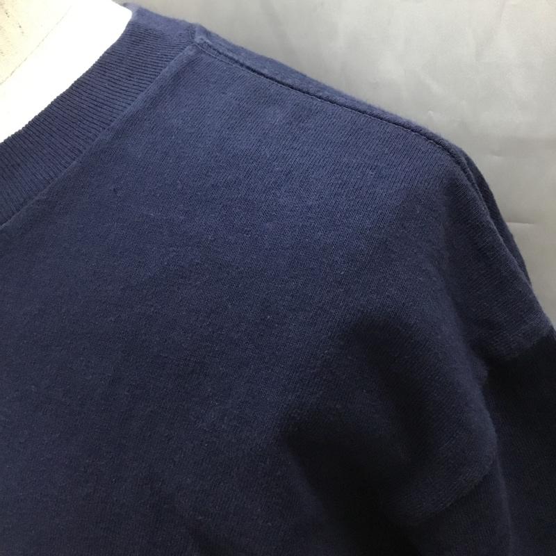 古着 USED Tシャツ 半袖 半袖カットソー プリントTシャツ クルーネックカットソー 古着 L ロゴ、文字 紺 / ネイビー /  メンズ USED 古着 中古 10108537