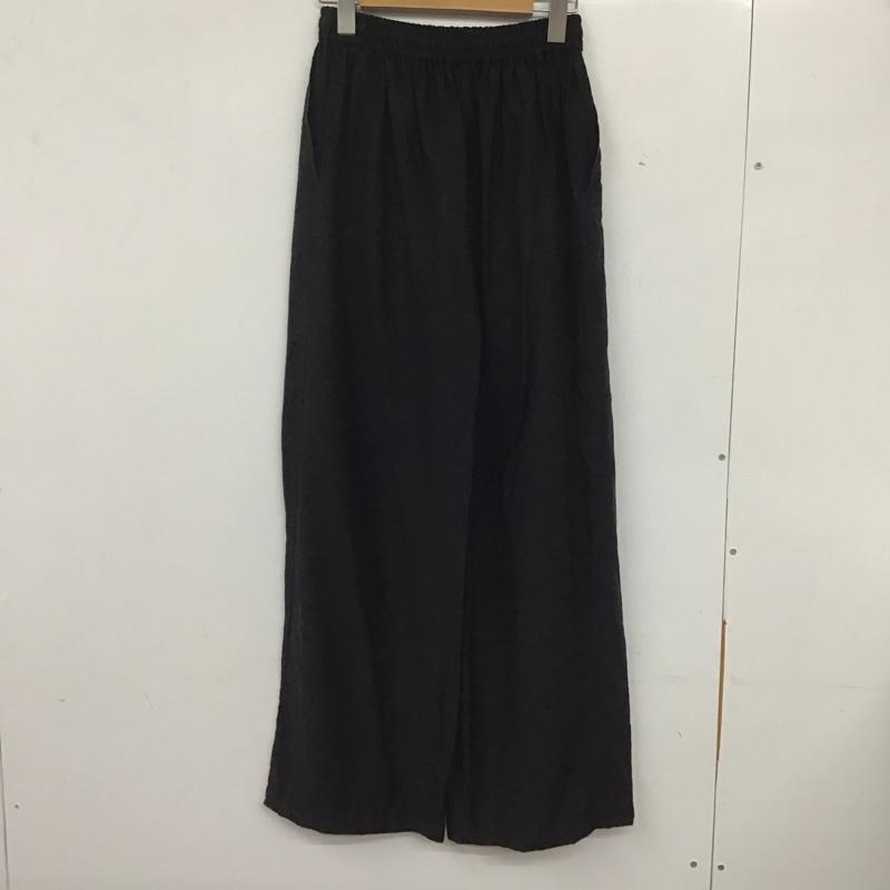 ローリーズファーム LOWRYS FARM パンツ ワークパンツ、ペインターパンツ lf523008tk ワークパンツ カジュアルパンツ ワイドイージーパンツ FREE 無地 黒 / ブラック / レディース USED 古着 中古 10136418