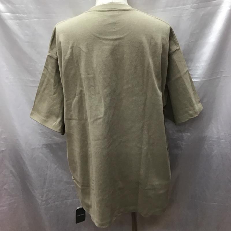 フリークスストア FREAK S STORE Tシャツ 半袖 212-1255 ヘビーウェイト クルーネック タグ付き L 無地 ベージュ / ベージュ / レディース USED 古着 中古 10122604