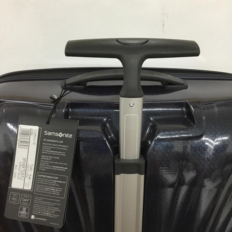 サムソナイト Samsonite スーツケース、トランク スーツケース、トランク 73351 コスモライト COSMOLITE 94L キャリーケース 無地 紺 / ネイビー / メンズ USED 古着 中古 10132129