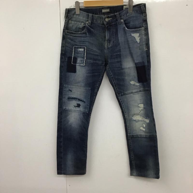 ベイフロー BAYFLOW パンツ デニム、ジーンズ デニム 30インチ ダメージ加工 インディゴ / インディゴ / メンズ USED 古着 中古 10128688