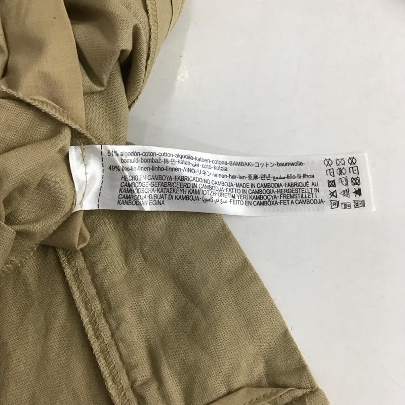 ザラ ZARA パンツ スラックス XS 無地 ベージュ / ベージュ / レディース USED 古着 中古 10129864