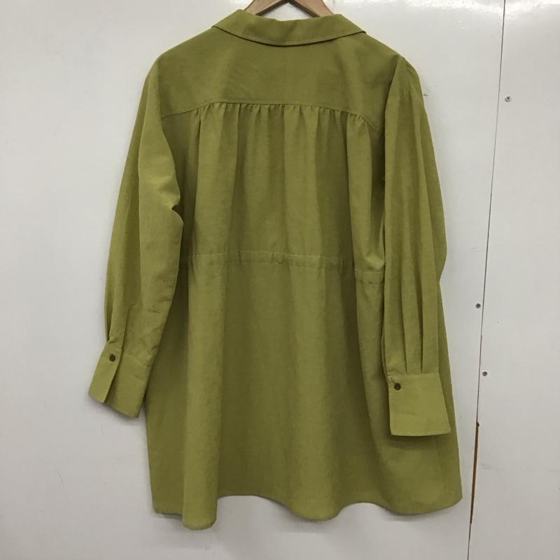 アパートバイローリーズ apart by lowrys シャツ、ブラウス 長袖 AP260348TK カイキンドロストシャツ FREE 無地 薄緑 / ライトグリーン / レディース USED 古着 中古 10134597