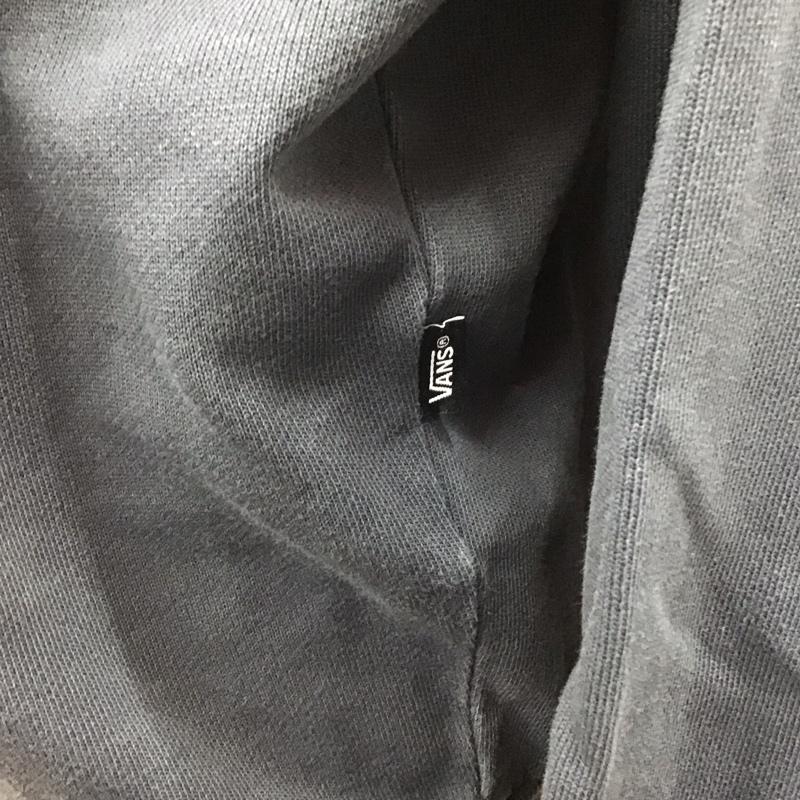 バンズ VANS トレーナー 長袖 長袖トレーナー スウェット クルーネック リブスウェットカットソー S ロゴ、文字 紺 / ネイビー /  メンズ USED 古着 中古 10118388