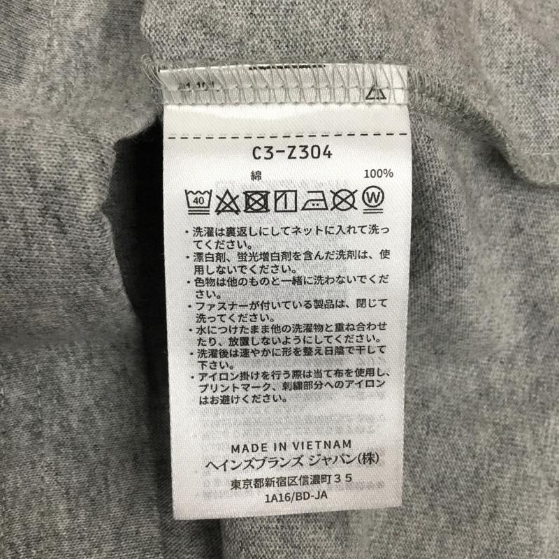 チャンピオン Champion Tシャツ 半袖 c3-z304 ショートスリーブTシャツ プリントTシャツ M ロゴ、文字 灰 / グレー / メンズ USED 古着 中古 10116597