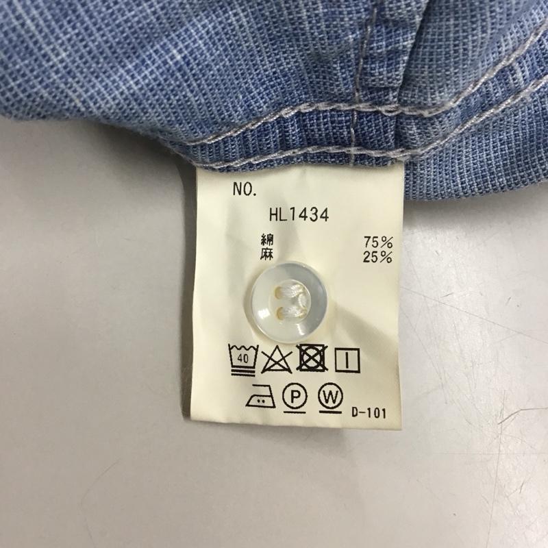 ブルーブルー BLUE BLUE ワンピース ロングスカート デニム シャツワンピース 無地 水色 / ライトブルー / レディース USED 古着 中古 10112474