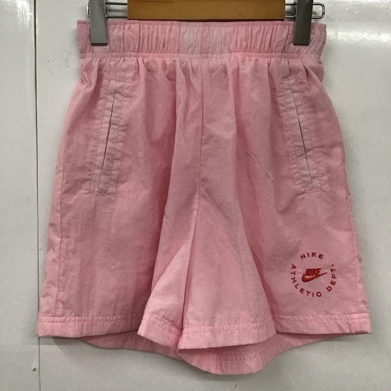 ナイキ NIKE パンツ ショートパンツ FN7219-690 NSW HR NCPS ウーブン ショート スポーツウェア S ロゴ、文字 桃 / ピンク / レディース USED 古着 中古 10112632
