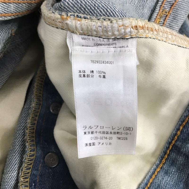 ダブルアールエル RRL パンツ デニム、ジーンズ デニムパンツ スリムパンツ カジュアルパンツ ペインターパンツ 30インチ インディゴ / インディゴ / メンズ USED 古着 中古 10132917