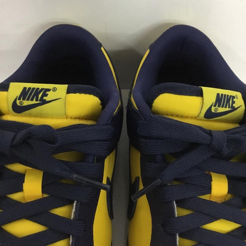ナイキ NIKE スニーカー スニーカー DD1391-700 DUNK LOW RETRO 26.5cm 箱有 26.5cm ロゴ、文字 紺 / ネイビー / X 黄 / イエロー / メンズ USED 古着 中古 10131076