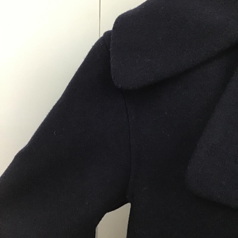 ユニクロ UNIQLO コート コート一般 212-446355 ダブルフェイスピーコート S 無地 紺 / ネイビー / レディース USED 古着 中古 10105781