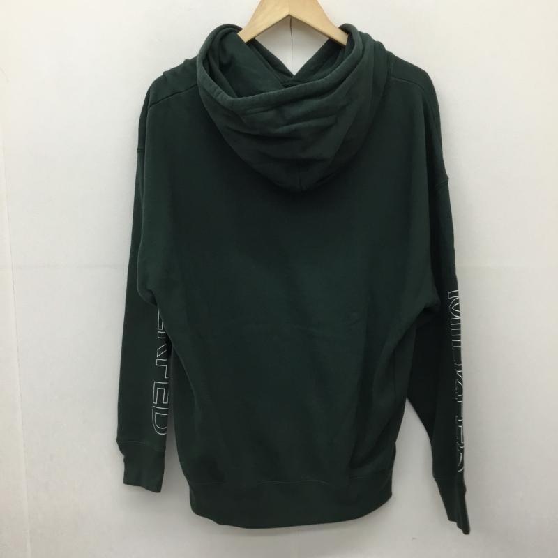 ミルクフェド MILKFED. パーカー 長袖 FREE ロゴ、文字 緑 / グリーン / レディース USED 古着 中古 10138267