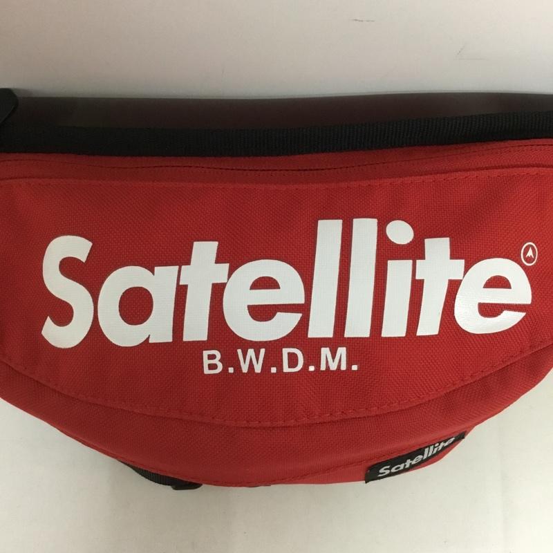 サテライト Satellite ウエストバッグ ウエストバッグ PUSH ボディーバッグ ロゴ、文字 赤 / レッド / メンズ USED 古着 中古 10128001