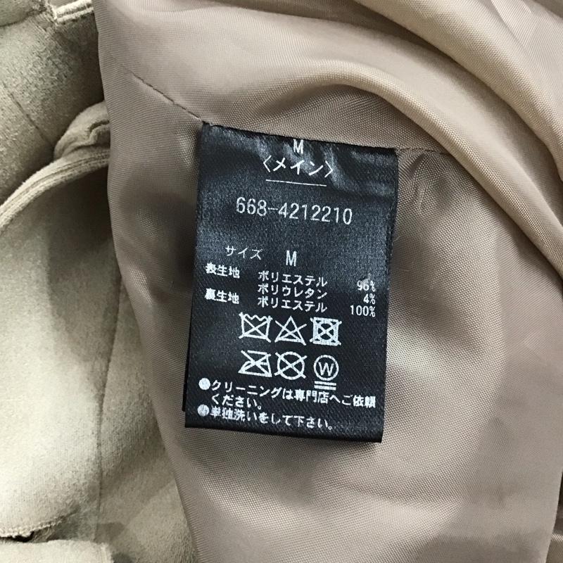 ナノユニバース nano・universe ジャケット、上着 ジャンパー、ブルゾン 668-4212210 フェイクスウェードストレッチシャツブルゾン M 無地 グレージュ / グレージュ / メンズ USED 古着 中古 10123203