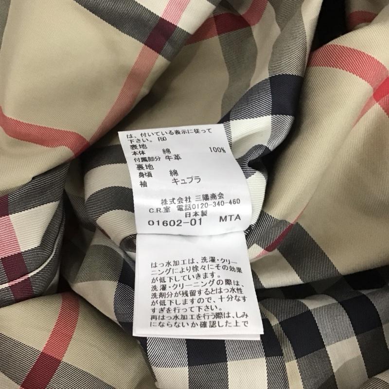 バーバリーロンドン Burberry London コート トレンチコート B2A89-430-09 46 46 無地 黒 / ブラック / レディース USED 古着 中古 10112957