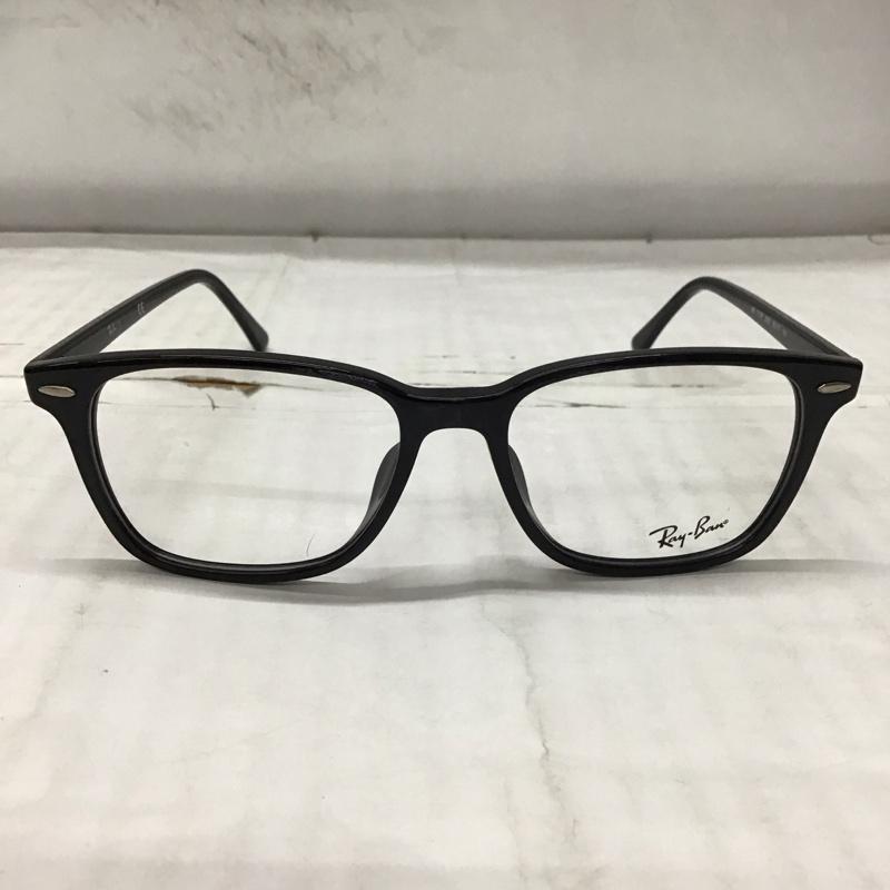 レイバン Ray-Ban めがね・サングラス めがね RB7119F ロゴ、文字 黒 / ブラック / メンズ USED 古着 中古 10114308